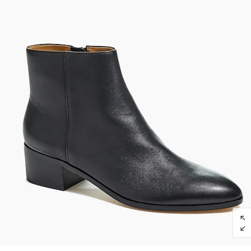 J.Crew Walker Leather Ankle Boots Size 7.5.
